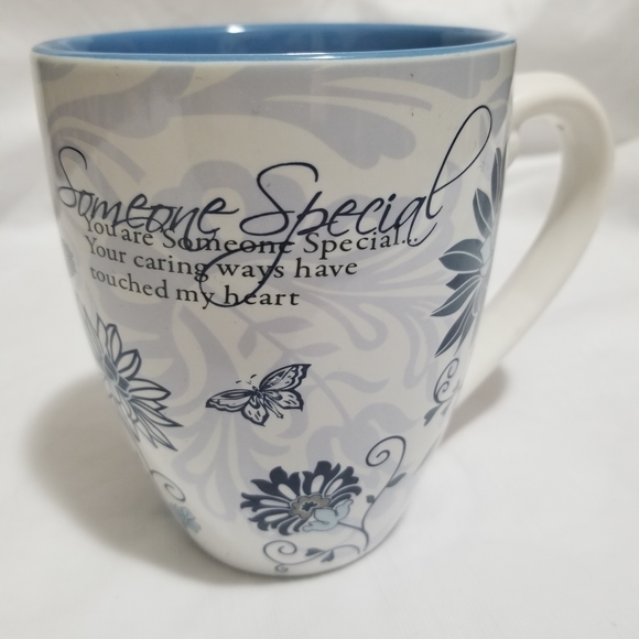 Pavilion-Someone Special 16 oz. Blue and White Mug - Picture 2 of 8